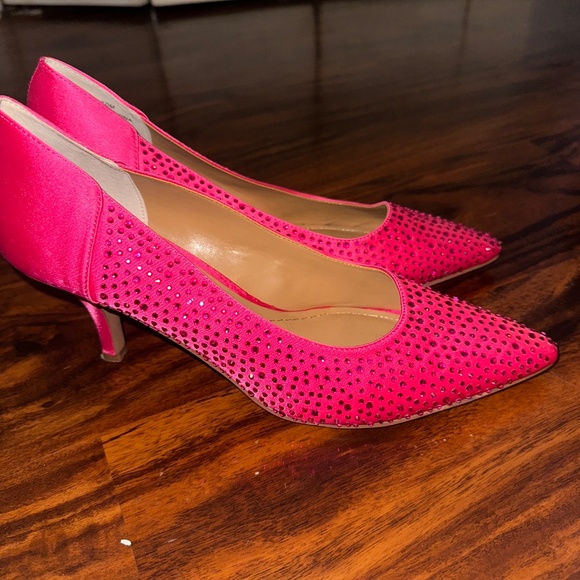 J. Renee Pink Sparkle Heel size 10 - Picture 4 of 7